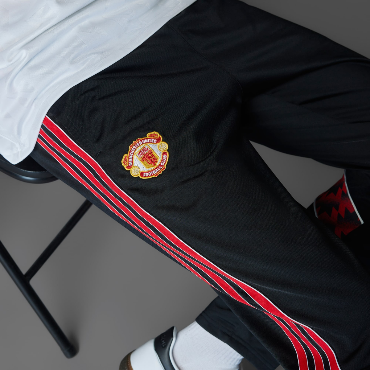 adidas Manchester United '91 Track Pant Black JF0378 Japan Size | eBay