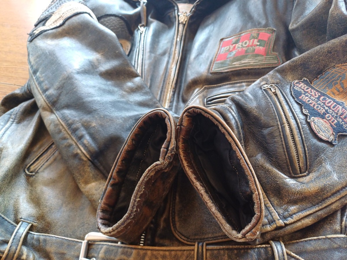 Lee Trevor Rare Vtg Motorcycle Biker Patches Heavy Patina Lee Trevor Rare Vtg Motorcycle Biker Patches Heavy Patina