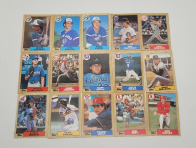 1987 Topps Baseball 15 Karten Boosterfrisch