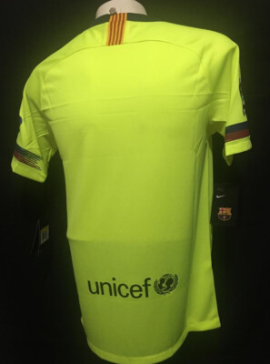 New Nike FC Barcelona 18/19 Away Stadium Soccer Jersey (918990-703