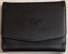 HYUNDAI LEATHER CASE FOR OWNERS MANUAL OPERATORS USER GUIDE