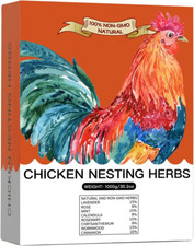 35 Oz Chicken Nesting Herbs Flowers Coop Refresher 2.2Lb Premixed 8 Dried Herbs