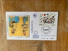 FRANCE 1994 FDC ART GEORG BASELITZ ABSTRACT LES FILLES D'OLMO