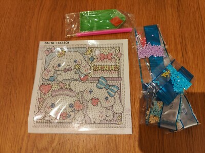 DIY Sanrio Hello Kitty Bommel Kuromi süß Diamond Painting Kunst Kit