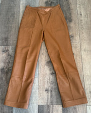 WILSON PELLE STUDIO EXQUISITE 100 PLUSH GENUINE LEATHER PANTS - BRILLIANT COLOR