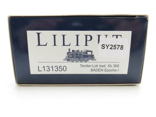 (SY2578) Liliput L131350 Dampflok bad. Xb 366 BADEN, H0, DC, OVP - Bild 12 von 12