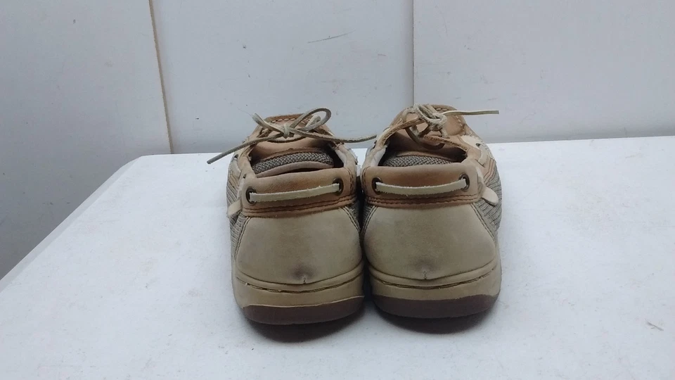 Easy Spirit Mujer Cuero Marrón Un Ojal Mocasín Barco Cubierta Campamento Zapato Talla 9M 40 Foto 3 de 4