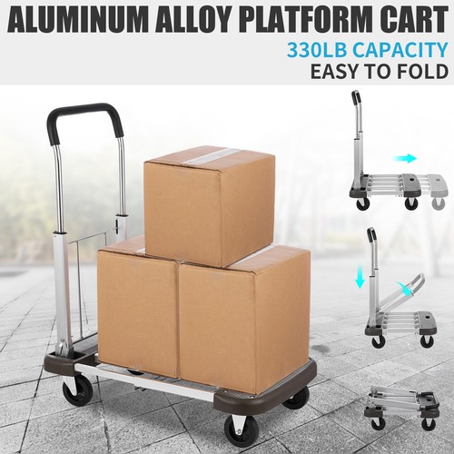 330-1000Lbs 2/3 in 1 Heavy Duty Hand Truck Convertible Dolly Stair Climber Cart - Picture 7 of 78