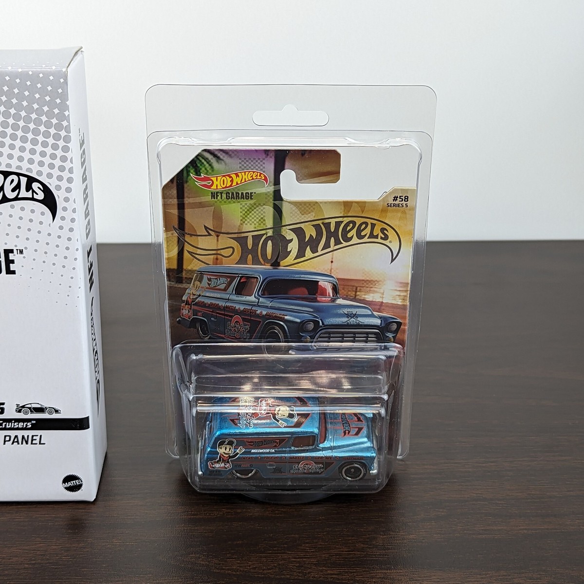 NFTガレージ ‘55 Chevy panel シェビー パネル ホットウィール Hot Wheels Garage Series 5 NFTH '55 CHEVY PANEL Super Rare