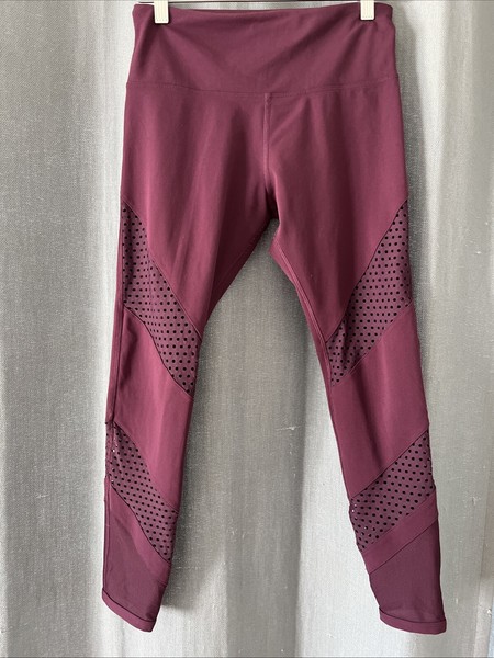 Lorna Jane Plum Colored Gym Tights. Size S.#Vic 5