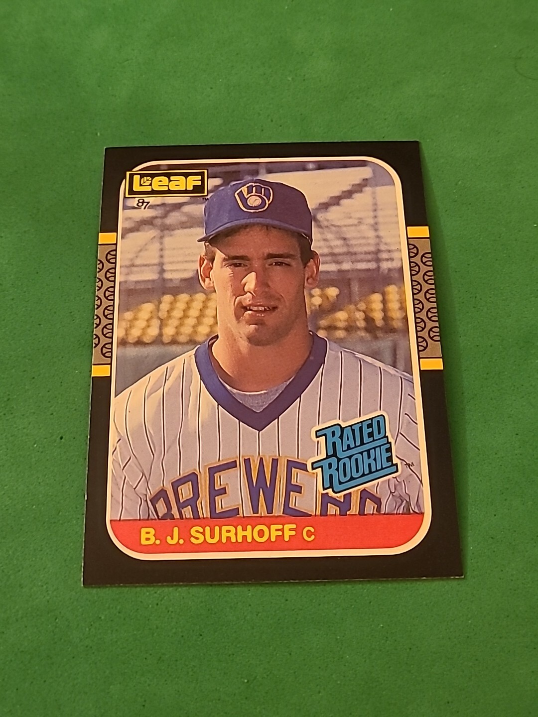 1987 B.J. Surhoff Rated ROOKIE RC Leaf #28