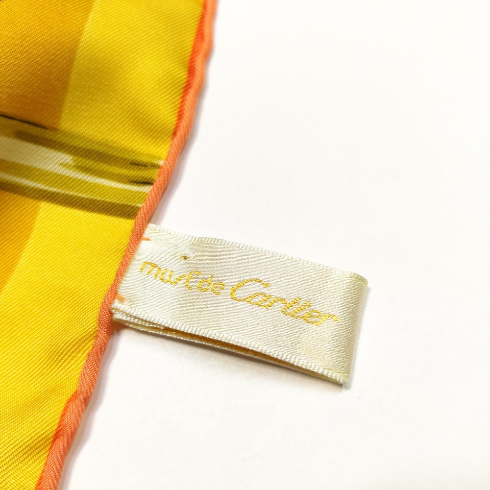 Cartier Scarf Yellows Silk100 1276885 eBay