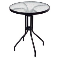 Bistrotisch Mit Glasplatte Und Schirmloch Gartentisch Terrassentisch Tisch Glas