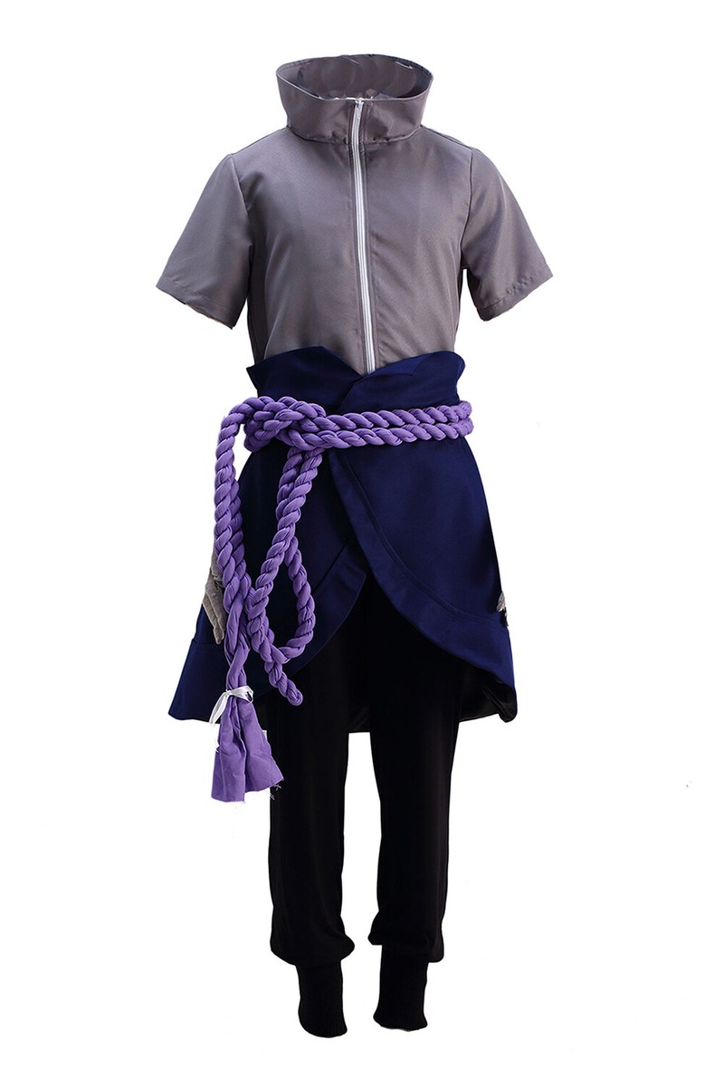 Halloween Party Cosplay Costume Sasuke Ninja Outfit Version 6 US