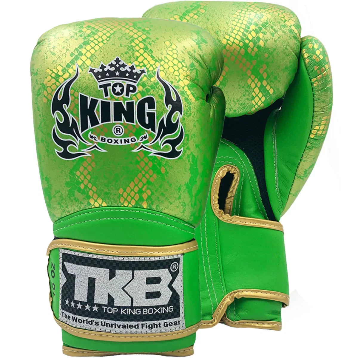 Top King Boxing Gloves TKBGSS-02 Air Green Gold eBay