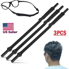 3Pcs Adjustable Eyeglasses Strap for Kids Women Men No Tail Eyewear Retainer USA