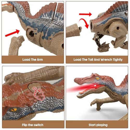 Dinosaur Toys for Kids 3-5, Toys for Ages 5-7, Birthday Gift for Boys Girls 3 - Picture 8 of 8