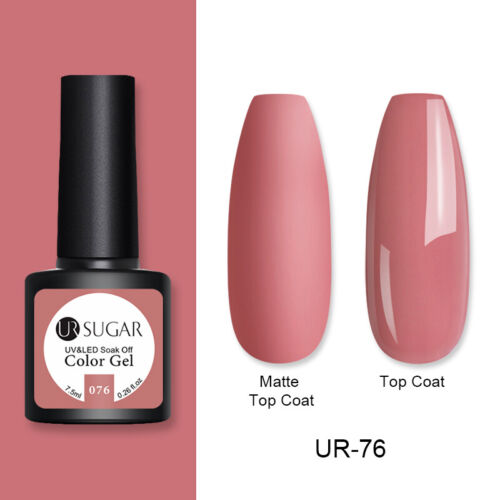 UR SUGAR 172 Colors UV Gel Polish Glitter Purple Top Base Gel Gel Varnish 7.5ml - Picture 73 of 119