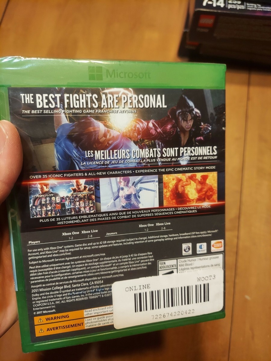 Xbox One Tekken 7 Seven BRAND NEW FACTORY SEALED READ