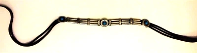 * CEINTURE WESTERN FINE POUR FEMME * AVEC PIECES METAL * CROUTE DE CUIR * 90 cm - Photo 1/2