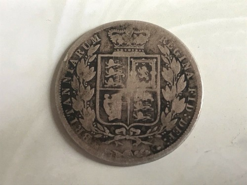 1881 Demi Couronne - Victoria Argent 925) 14.14 G ⌀ 32 MM Km#756 , Sp #3889 - Photo 1 sur 3