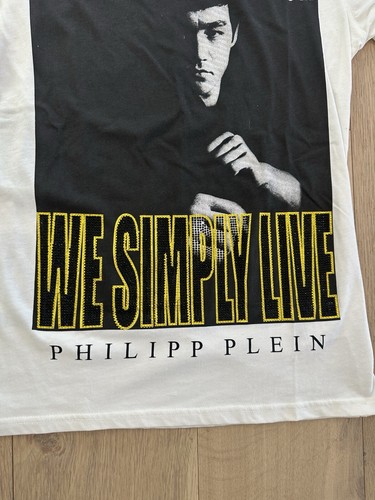 Philipp Plein Tshirt White Bruce Lee Limited Edition Men’s Top Size M - Picture 6 of 8