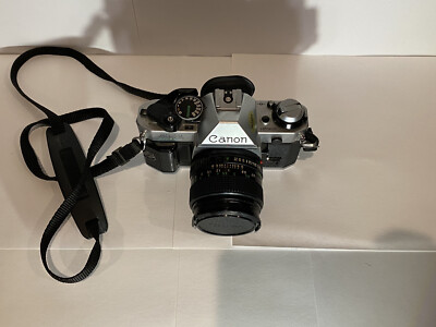 Canon AE-1 Program 35mm Film Camera with strap + FD 50mm f1.4 from