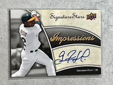 2009 Upper Deck Gregorio Petit Signature Stars Impressions SP Auto #IMP-GR A's