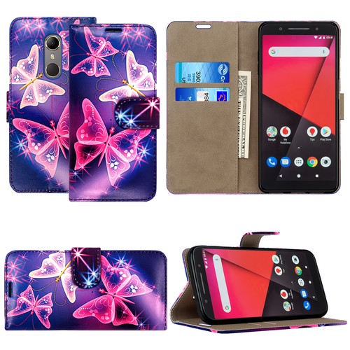Funda Para Vodafone Smart V10 X9 N8 E8 Abatible Cuero Antigolpes Billetera Teléfono Cubierta - Imagen 17 de 30