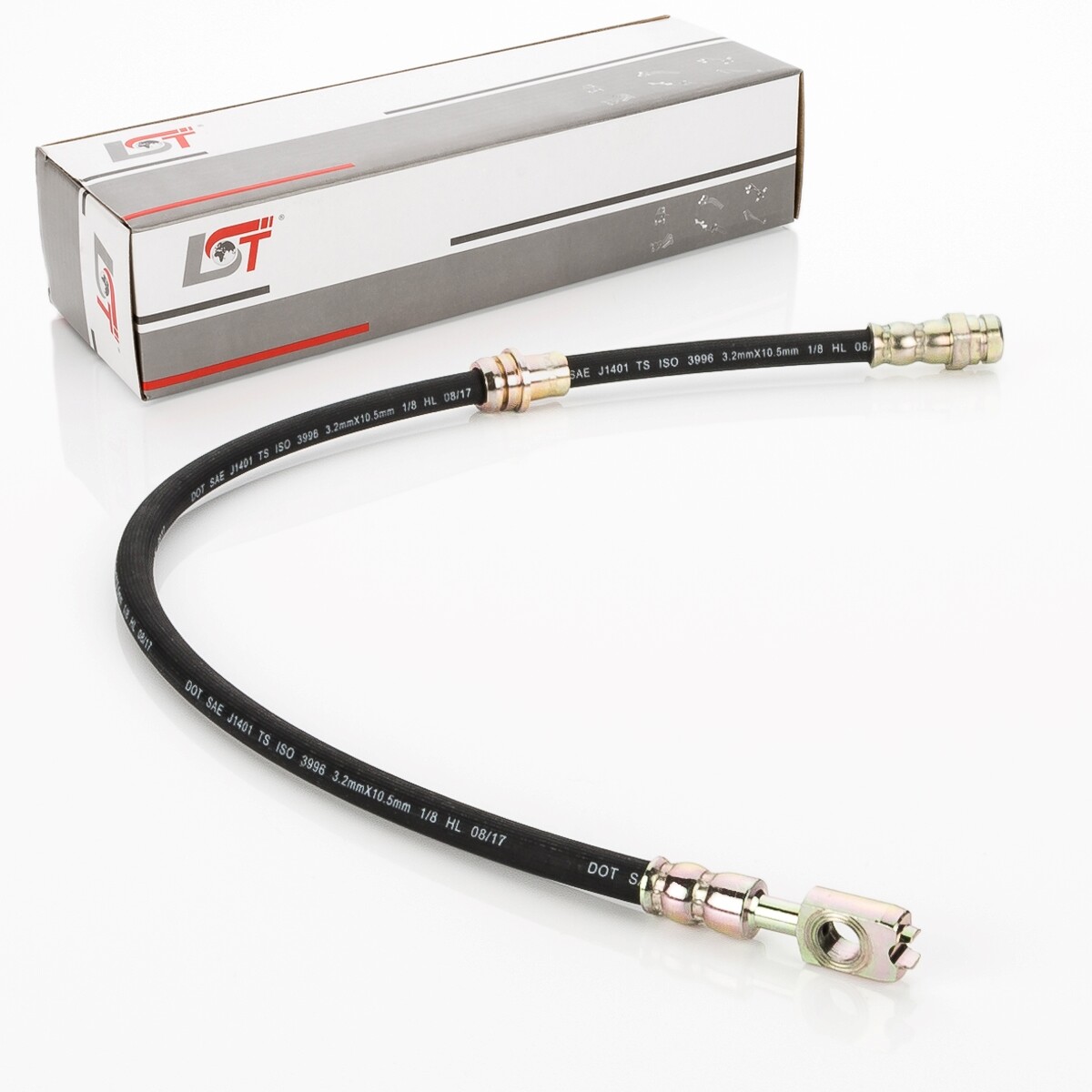 1X Brake Hose Brake Line Front For VW TIGUAN 5N - 580 Mm
