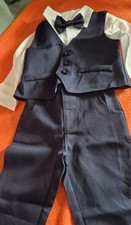 Toddler boy 4 piece set / suit / shirt / pants / vest / bowtie new w/o tags