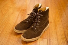 TRICKER'S  X END. Crepe Sole Brown Suede Super Boot UK 9 US 10 MADE IN ENGLAND