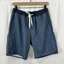 Fair Harbor The Anchor Blue Navy Neptune Boardshorts Men  s Size M Swim Outdoor