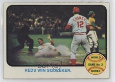 1973 Topps 1972 Tony Perez World Series Reds Win Squeeker #205 HOF 13in