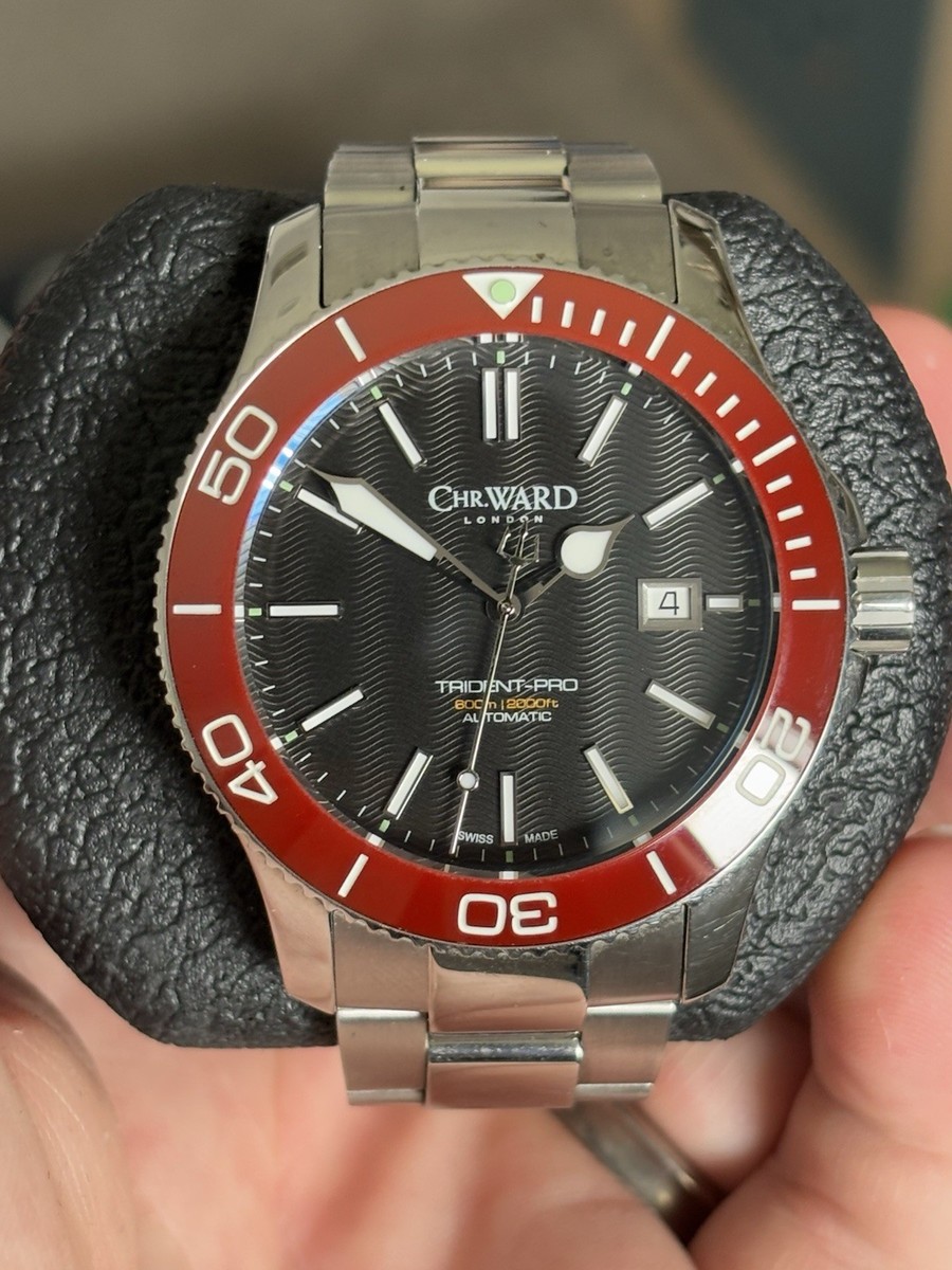 Christopher Ward Trident C60 Red Ceramic Bezel (2012) UK
