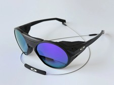 Oakley CLIFDEN OO9440 Matte Black Purple Lens Sunglass