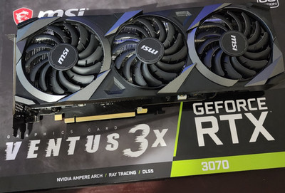MSI GeForce RTX 3070 VENTUS 3X OC BV 8GB Graphics Card w-Original Box
