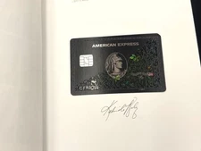 AMEX CENTURION CARD SAMPLES 3 TYPES AMEX BLACK CARD #7856bb