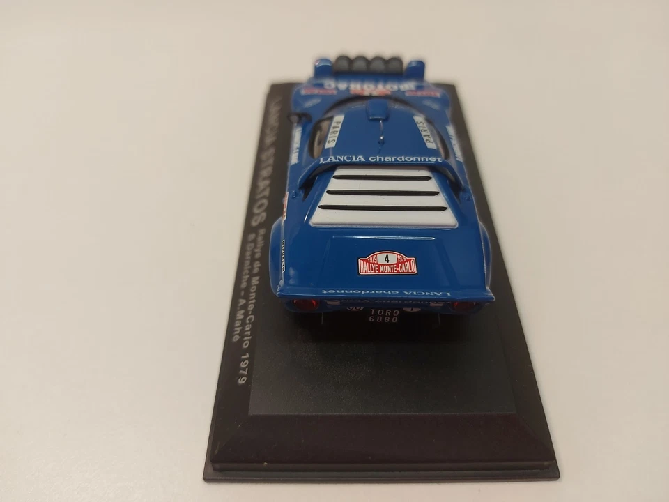 Rally WRC Lancia Stratos Bernard Darniche Rally Monte-Carlo 1979 1:43 Altaya box - Immagine 3 di 4