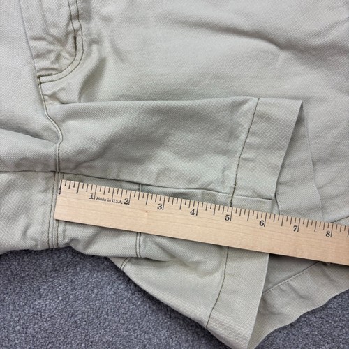 Patagonia Shorts Adult W32 Brown 7" Inseam Canvas Stand Up Hiking 90s Trail Men* - Picture 6 of 12