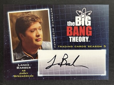 Cryptozoic Big Bang Theory Season 5 Lance Barber / Jimmy Speckerman Auto A19
