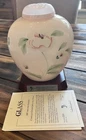 Fenton Sunset Overlay Floral Hand Painted Ginger Jar SUBSCRIBER ONLY Order 2002