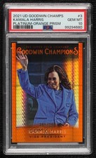 2021 Goodwin Champions Platinum Orange Prism Kamala Harris #3 PSA 10 GEM MT c6i