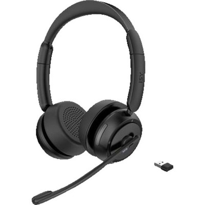 ISY IHS-8300  Headset Schwarz On-ear kabellos
