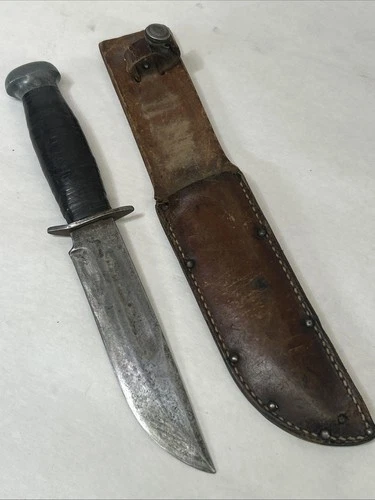 VINTAGE US WW 2 II PAL RH36 COMBAT FIGHTING BOWIE KNIFE USN USMC MILITARY KNIVES