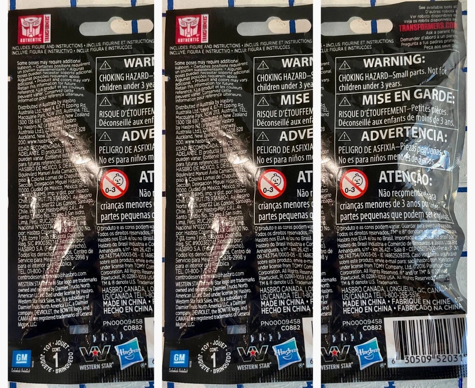 Nuevo en Paquete Lote de 3 Transformers Last Knight Tiny Turbo Changers 12 Serie 1 Nuevo Foto 2 de 2