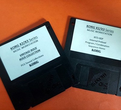 Korg X2 X3-Factory Reset Restore Floppy Disk and New Sound Collections