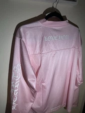 Chrome Hearts Pink ‘Love You’ Jersey Size Small 