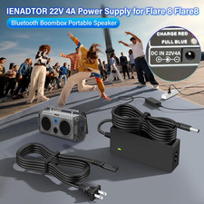 22V 4A Radio Speaker Charger Fit Bumpboxx Flare 8 Portable Wireless Bluetooth