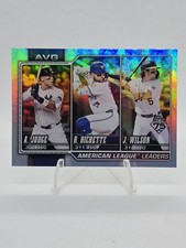 2026 Topps Series 1 -  Leaders Aaron Judge, Bichette, Jacob Wilson Rainbow Foil